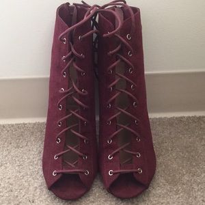 Burgundy Heels